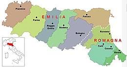 Cartina geografica italiana e stradario d'italia. Emilia Romagna Wikipedia