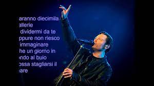 Tiziano ferro, l'amore è una cosa semplice, 2012; Tiziano Ferro Lo Stadio Testo Youtube
