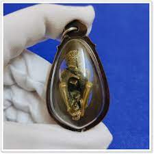 Lookok Skull Skeleton Talisman Waterproof Pendant Lucky Thai Amulet 