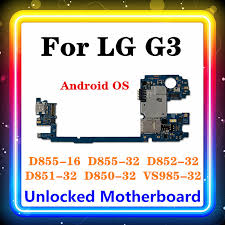 If you want to use your lg metro phone with another carrier, you will need to unlock the device. Original For Lg G3 D855 Motherboard 16gb 32gb Replaced Main Board D850 D852 D851 Vs985 Android Os Updated Mobile Phone Antenna Aliexpress