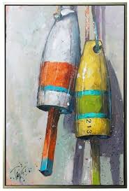 Pool Buoys By Trip Park Nautical Painting Buoys Art Boat Painting