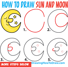 How To Draw A Cartoon Moon And Stars Easy Step By Step Drawing Tutorial For Kids Beginners How To Draw Step By Step Drawing Tutorials 1280x720 how to draw moon, sun, star for kids coloring pages for children.