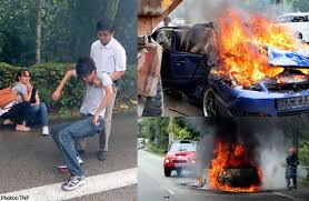 Culture of editorial independence already exists in singapore media: Hero Pulls Man Out Of Burning Car On Bke Just Before It Explodes Singapore Kindness Movement Make Someone S Day
