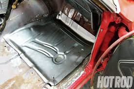09 The New Pan Fit Flat In Place Without Being Held Down Which Is Why We Opted To Use Reproduction Floorpans Instead O Impala 1967 Chevy Impala Chevy Impala