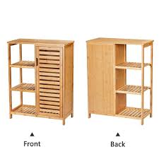 See more ideas about bamboo shelf, bamboo, bamboo diy. Bamboo Shelf Refined Bathroom Storage Cabinets With Doors And 3 Side Shelve Buy 3 Tier Bathroom Shelf Tall Storage Cabinets With Doors Bathroom Cabinet With Legs Product On Alibaba Com