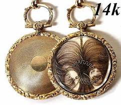 Kostenlose lieferung für viele artikel! Antique Georgian To Victorian Era 14k Gold Pocket Watch Style Mourning Antiques Uncommon Treasure