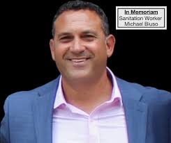 Our hearts go out to the families and friends of Nelvern Samuel and Michael  Biuso, and to everyone at New York City Department of Sanitation, in  mourning for their colleagues. These two