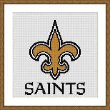 The search of embroidery patterns, cross. New Orleans Saints Cross Stitch Pattern In 2021 Cross Stitch Patterns Cross Stitch Stitch Patterns