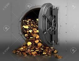 You can scan and image your own checks without. 3d Illustration Of Opened Bank Treasury Full Of Golden Coins Stock Photo Picture And Royalty Free Image Image 38919081