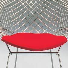 This knoll original bertoia diamond chair comes with a seat pad in a selection of upholstery options and range of finishes. Knoll Harry Bertoia Diamond Lounge Seat Cushion Replacement
