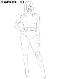 I have four kids, and we love drawing together! How To Draw A Girl