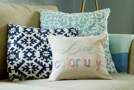 Read more throw pillows are available in four different sizes; Diy Embroidered Pillow With Your Favorite Quote