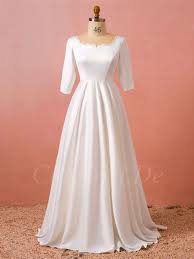 Maybe you would like to learn more about one of these? A Linie Brautkleid Grosse Grossen Carre Ausschnitt Lang Ivory Seide Satin Schlicht Mit Armel