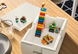 Hex shaped minifigure display shelves, made from recycled poly lumber, holds 42, 70, or 98 figures! Play Display And Replay Ikea And The Lego Group Introduce Bygglek A Creative Solution That Intertwines Play And Storage About Us Lego Com Us