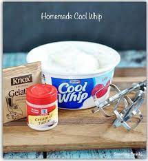 Pin By Linda Schmidtkep On Food Ideas Homemade Cool Whip Homemade Recipes Homemade Whipped Cream