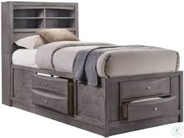 Shop for twin storage bed online at target. Madison Gray Twin Bookcase Storage Bed From Elements Furniture Coleman Furniture