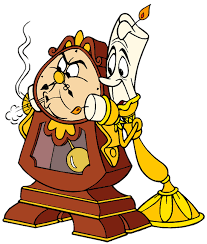 The series 2.3 the little. Lumiere And Cogsworth Clip Art Disney Clip Art Galore