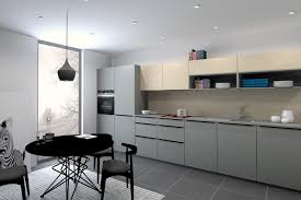 Lovely, gray two islands sink. Grey Kitchen Island With Wood Features Nolte Kuechen Com
