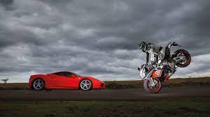 Ferrari 488 Gtb Vs Aprilia Rsv4 4k Hd Wallpapers Ferrari Wallpapers Ferrari 488 Wallpapers Cars Wallpapers Aprilia Wallp Ferrari 488 Car Wallpapers Ferrari