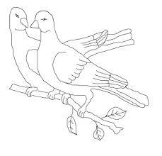 coloriage couple de tourterelles le blog ludovica coquillage dessin oiseaux en mosaique lego amis vicky