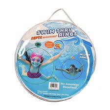Amazon.com: Water Sports Swim Thru Rings, Swimming Pool Toys for Summer  Activities and Outdoor Games, Assorted Pack : Toys & Games