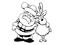 Ausmalbilder Zu Weihnachten Weihnachtsmann Nikolaus Und