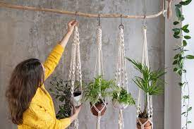 Diy hanging planter macrame design. 11 Simple Diy Macrame Plant Hanger Tutorials The Budget Decorator