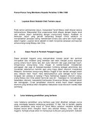 The spread of rumors does not only affect the life victims and the destruction of the property, but also determines the path and direction of the nation's politics. Doc Punca 13 Mei Gan Jiahuan Academia Edu