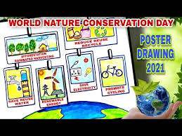 World wildlife day will be celebrated in 2021 under the theme forests and livelihoods: World Nature Conservation Day Drawing Nature Conservation Day Poster 2021 Youtube
