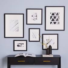 The best frame mockup allows you to showcase your posters, artworks or pictures in a very realistic way. Build A Gallery Wall Sets Black Picture Frames