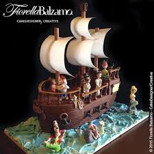 Sail Away Showcase Pirate Birthday Cake Disney Cakes Peter Pan Cakes