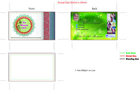 Za Henna Art Card Card Art Henna Art Business Card Design
