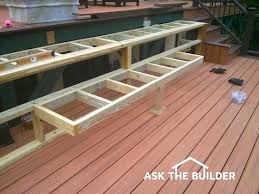 How to build a simple patio deck bench out of wood step by step. Build Deck Bench Seating