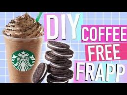 Diy Starbucks Oreo Frappuccino Coffee Free Starbucks Diy Starbucks Secret Menu Recipes Oreo Frappuccino