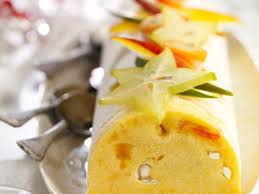 Buche Glacee A La Mangue Recettes Recette Buche Glacee Dessert Original Idee Dessert