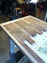 How To Make A Wood Plank Kitchen Table Do It Yourself Fun Ideas Wood Diy Furniture Diy Diy Furniture