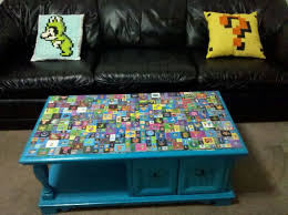 Nintendo Coffee Table Extremely Pic Heavy Home Sweet Home Video Game Table Tiled Coffee Table Coffee Table