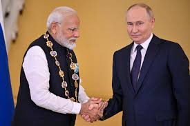 Modi's Moscow Mission Contrasts with West's Condemnation of Putin