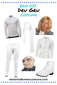 Black And White Duo Halloween Costumes Diy Halloween Costume Dru Despicable Me 3 Gru S Twin Brother Dru The Two Could Not Be More Different Gru Costume Minion Halloween Costumes Minion Costumes