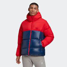 The adidas originals range incorporates everything, from the brand's most iconic trainers to new jersey pieces. Adidas Down Regen Hooded Blocked Puffer Jacke Rot Adidas Deutschland