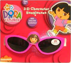 Dora the Explorer Hot Pink Colored Frame Kids Character Sunglasses -  Walmart.com