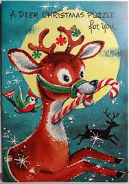 Pin By Barbara Hallinan On All Of The Other Reindeer Vintage Christmas Cards Vintage Christmas Greeting Cards Christmas Ephemera