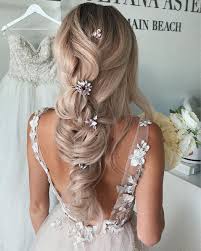 Wedding hairstyles tutorials, easy waterfall braid tutorial, the twisted fishtail, lacebraided updo, strand braid and bun, easy chignon. 28 Braided Wedding Hairstyles For Long Hair Ruffled