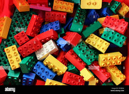 multi colored duplo lego blocks Stock Photo - Alamy