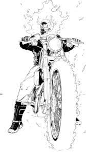 Ghost rider coloring pages marvel heroes phreek ghost. How To Draw Ghost Rider Ghost Rider Step By Step Marvel Characters Draw Marvel Comics Coloring Pages