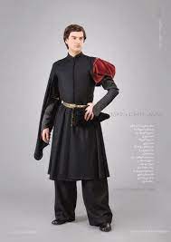 noble city dwellers robe samoseli pirveli georgian national costume traje medieval roupas modelos