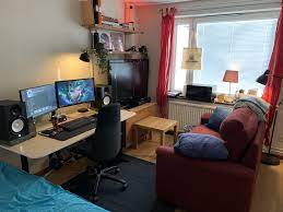 My Dorm Room In Uppsala Sweden Interior Living Space Design Concept Furniture Home Decor Aesthetic Amazing Un Mens Bedroom Decor Dorm Room Living Spaces