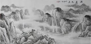 Black And White Landscape Painting Beautiful Chinese Painting Ink Modern Art Famous Artists Brush Black And White Landscape Painting Chinese Landscape Painting Landscape Paintings Oil Painting Nature