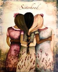 Sister Gift To Sister Gift For Friend Intertwined Hair Braided Hair Wall Art Gift For Sister Sisterhood Art Print Sisters Art Drawings Of Friends Best Friend Drawings