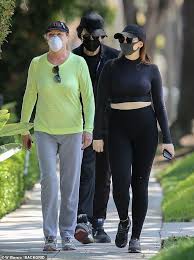 His wife is shannon lee tweed, an actress and former playboy playmate. Kiss Legend Gene Simmons Takes A Break From Home Quarantine For A Walk With Family In Beverly Hills Daily Mail Online